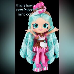 Shopkins Mint Hair Doll “Peppa-mint”